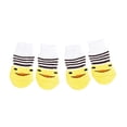 thumbnail image 1 of Calcetines tejidos antideslizantes 4pcs para ropa de mascotas Yuyangstore  Calcetines protectores Puppy Paw, 1 of 8