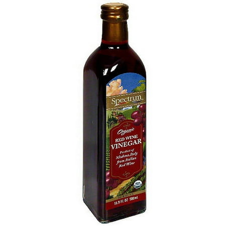 Spectrum Organic Red Wine Vinegar, 16.9 oz (Pack of 6)