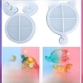 thumbnail image 1 of Molde de silicona para bandeja de gato con astas de Navidad, molde de pegamento para bricolaje, molde de resina para presionar con calor, joyería, 1 of 5