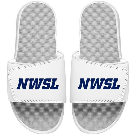 

Men s ISlide White NWSL Wordmark Logo Slide Sandals