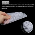 thumbnail image 4 of Unique Bargains Feuille de Toile Ronde Blanche en Maille Plastique, 14,7 cm - Lot de 10, 4 of 4