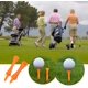 thumbnail image 4 of Tees de golf de plástico naranja Brillar 70 mm 100 piezas, 4 of 5