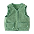 thumbnail image 5 of QWERTY Toddler Thick Zipper Vest Warm Sleeveless Jacket for Boys Girls Spring Winter Coat Size 3-4 Years, 5 of 5