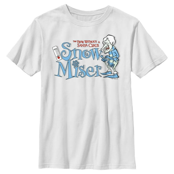 Boy's The Year Without a Santa Claus Snow Miser  Graphic Tee White Small