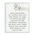 thumbnail image 5 of Stupell Industries Dear Daughter How Special You Are Phrase Rustic Flower, 24 x 30, Design by Daphne Polselli, 5 of 5