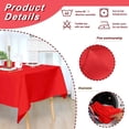 thumbnail image 3 of Mantel Fixwal rojo de poliéster rectangular de 70 x 120 cm, 3 of 7