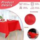 thumbnail image 3 of Mantel Fixwal rojo de poliéster rectangular de 70 x 120 cm, 3 of 7