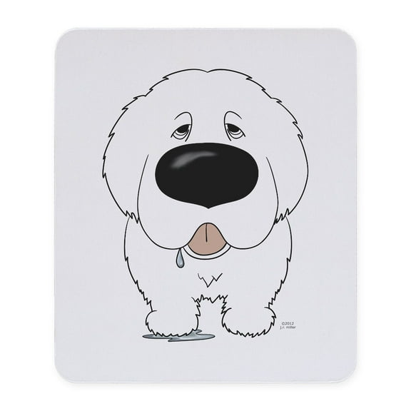 CafePress - Big Nose Great Pyrenees Mousepad - Non-slip Rubber Mousepad, Gaming Mouse Pad