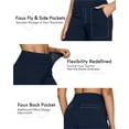 thumbnail image 4 of Pantalón G4Free ligero y transpirable para yoga, azul marino, talla XL, 74 cm, 4 of 4