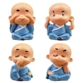 thumbnail image 2 of Fiudx Mini Macetas Decorativas, Juego de 4 Adornos de Resina Versátiles, Accesorios para El Hogar y La Oficina Que Ahorran Espacio, Regalo Ideal para Cualquier Ocasión, Perfecto para Decorar El Hogar, 2 of 6