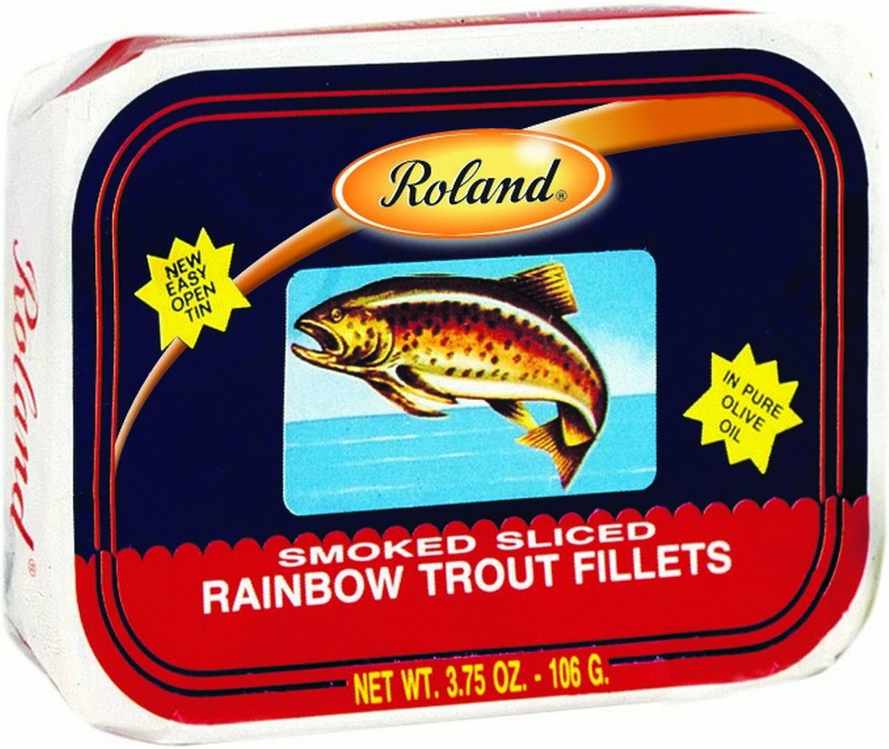Roland Trout In Olive Oil, Smoked Sliced, 3.75 Oz by Roland Corporation