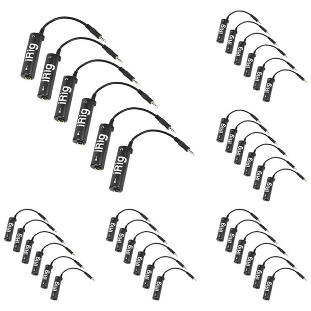 60Pcs Guitar Link Audio Interface Cable Rig Adaptador Convertidor para Teléfono / para