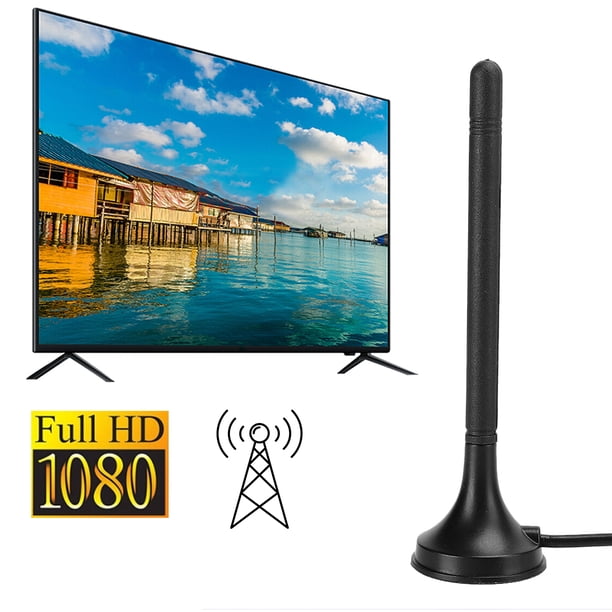 Antena de Antena HDTV Digital Antena de TV 1080P 1.2M Cable Capacidad Coaxial Coaxial Para Señal de TV para Interiores