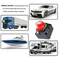 thumbnail image 6 of Battery Disconnect Switch Master, 12V-48V Waterproof Power Isolator On-Off Kill Switch 275Amps High Current for Car RV Marine Boat Truck ATV Vehicles, 6 of 7