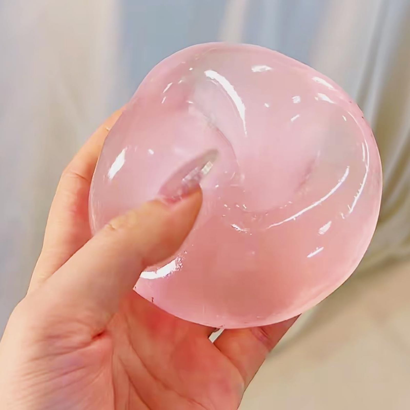 Coconut Oil Stress Ball, Coconut Oil Squooshy Ball Clear, Slow Rising , Soft and Non-Sticky