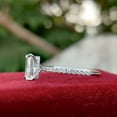 thumbnail image 2 of solitaire jewels 3.5CT Radiant Moissanite Hidden Halo Engagement Ring For Women, 14K Yellow Gold, 2 of 6