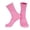 Pink, variant on Fgnfyis Breathable Thin Wicking Ladies Casual Socks Candy Colors Mid Calf All Sports Socks Socks for Women Hot Pink