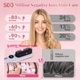 thumbnail image 4 of GENAI Compact Professional Plastic Hair Straightening Brush, Anti-Static Technology, Purple, 4 of 12