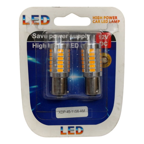Foco LED 1156 33 LEDs 5730 SMD Ámbar Juego