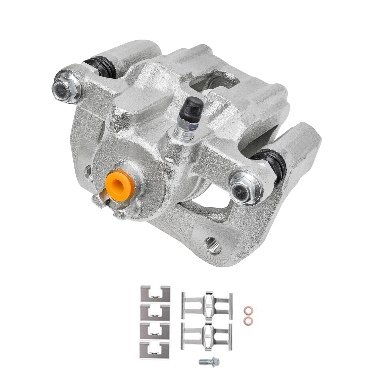 Detroit Axle - Rear Brake Calipers for 2003-2011 Honda Element 2001-2003 CL 1999-2008 TL Disc Brake Calipers with Bracket Replacement [Metal Piston Only Option Available]