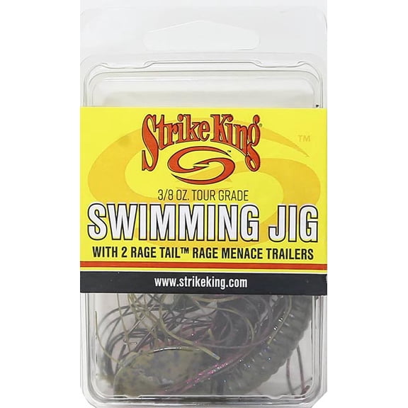 Strike King Tour Grade Swim Jig 3/8 oz Rage Menace Bluegill Swim Jig Lure