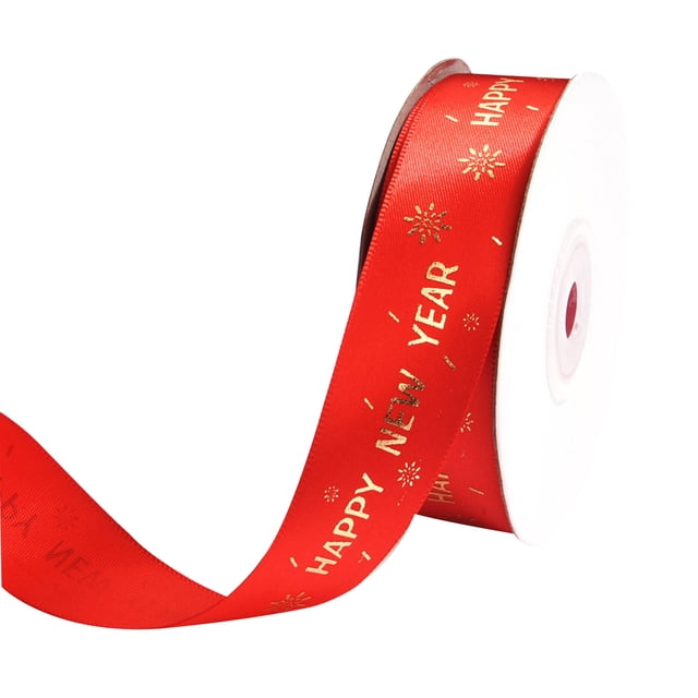 TIMIFIS Christmas Decorations Ribbon Christmas Ribbon Holiday Decoration Roll Ribbon Ornament Gift Box Ribbon