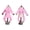 Pink, variant on Harikaji Four-Legged Full Coverage Dog Raincoat for Small Dogs, Waterproof 4-Legs Dog rain Jacket with Rainboots, Adjustable Puppy Waterproof Clothes Shoes Blue XL