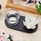 thumbnail image 4 of Black Wooden Salt and Pepper Mill Tray Acacia Wood Tray Peper Mill Holder Mills & Shakers Salt & Pepper Grinder Rest, 4 of 5