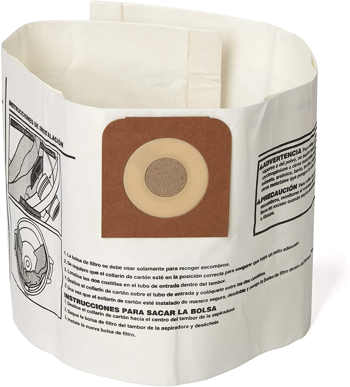 3 PCS Fine Dust Wet/Dry Vac Dust Collection Bags Replacement For