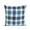 Blue-Style#D, variant on Farmhouse Buffalo Check Plaid Stripe Throw Pillow Covers Square Cushion Case Polyester Linen Home Decor, 18 x 18 Inches