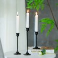 thumbnail image 3 of Candelabros Cónicos, Candelabro Negro, Juego de 9 Candelabros, Soporte para Chimenea, Mesa de Comedor, Decoración del Hogar, 3 of 5