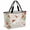 Beige, variant on Cute Bunnies Beach Bag for Women, Large Breathable Mesh Beach Tote Bag, Farmhouse Rustic Floral Botanical Burlap Sandproof Lightweight Travel Bags for Vacation Picnic Swimming Pool 15.7"x15.7"x9.1"
