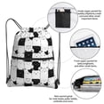 thumbnail image 2 of Sigee Doodle Cute Cat for Drawstring Zipper Backpack ,Waterproof, Durable, Lightweight Gym Bag for Sports, 2 of 5