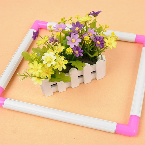 MOKKHNB Embroidery Kit Durable PVC Embroidery Frame 8pcs