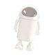 thumbnail image 4 of Papelera con forma de astronauta, con tapa deslizante, resistente y bonita Blanco, 4 of 8