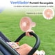 thumbnail image 5 of Ventilador Portátil Recargable Con Clip Con Trípode Flexible,Ventilador para Carriola de Bebe Ajustable de 3 velocidades para camping, cuna, bicicleta, caminadora(rosa), 5 of 5