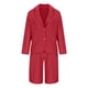thumbnail image 4 of ICHUANYI Clearance Women's Solid Turndown Collar Long Sleeve Pullover Shirt Tops + Pants Trousers Set(Red, XL) ICHUANYI WER2023080805860, 4 of 6