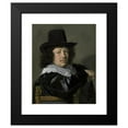 thumbnail image 2 of Frans Hals 15x18 Black Modern Framed Museum Art Print Titled - Portrait of a Young Man (1646-1648), 2 of 5