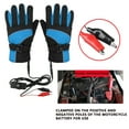 thumbnail image 5 of 12V Electric Heated Gloves with Touch Screen, Waterproof Snowproof Windproof for Winter Outdoor Motorcycle Motorbike Riding for Men and Women, Blue, 5 of 10