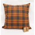 thumbnail image 6 of Fennco Styles Rustic Tartan Plaid Cotton Decorative Throw Pillow Cover 18" W x 18" L - Terracotta Plaid Cushion Case for Christmas, Couch, Home, Farmhouse and Office Décor, 6 of 7