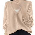 thumbnail image 2 of Lixiuxyad Womens Open Front Cardigan Stylish Cardigan Lightweight Open Front Long Sleeve Outer Layer For Everyday Wear,Yellow, 2 of 4