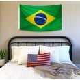 thumbnail image 3 of Bandera DANF BANDERA Nacional de Brasil 91x152 cm Poliéster, 3 of 7