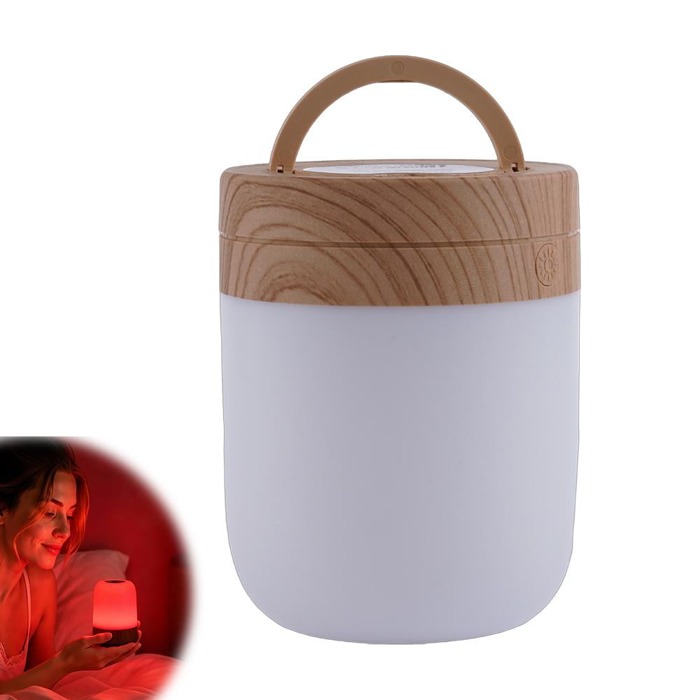 Red Light Therapy Night Lamp with 670nm Amber Glow, Rechargeable Sleep Aid Light with Remote Control for Bedroom Nursery Relaxation