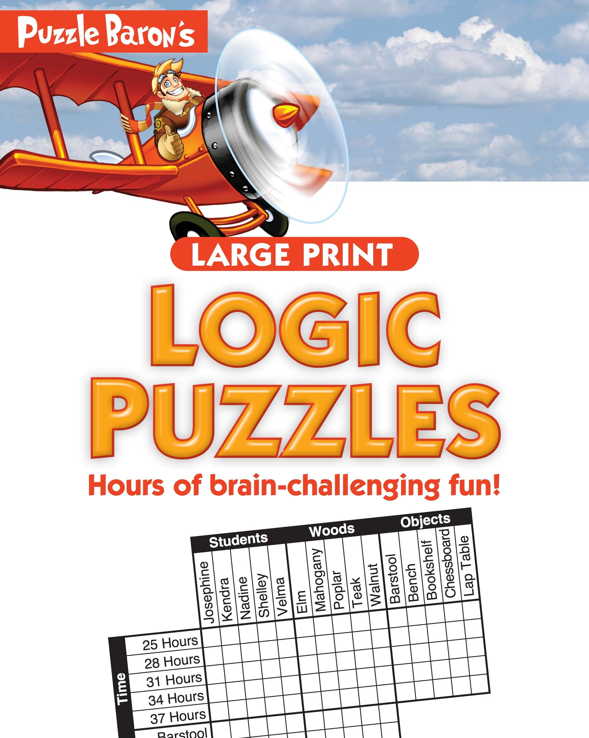 Puzzle Baron s Large Print Logic Puzzles Walmart