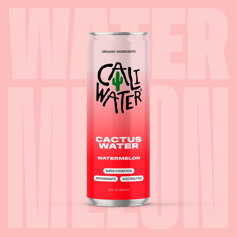 Caliwater Organic Cactus Water Watermelon, 12 Pack photo 3
