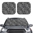 thumbnail image 2 of Vsdgher Snake Print Car Windshield Sun Shade, Reflective Sunshade Window Sunshade Sun Visor Protector Fit for Cars,Trucks,SUVs-Medium, 2 of 6