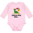 thumbnail image 3 of Inktastic Siesta Key Florida Summer Vacation Girls Long Sleeve Baby Bodysuit, 3 of 5