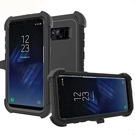 Shock Proof Defender Phone Case with Holster for Samsung Galaxy S8