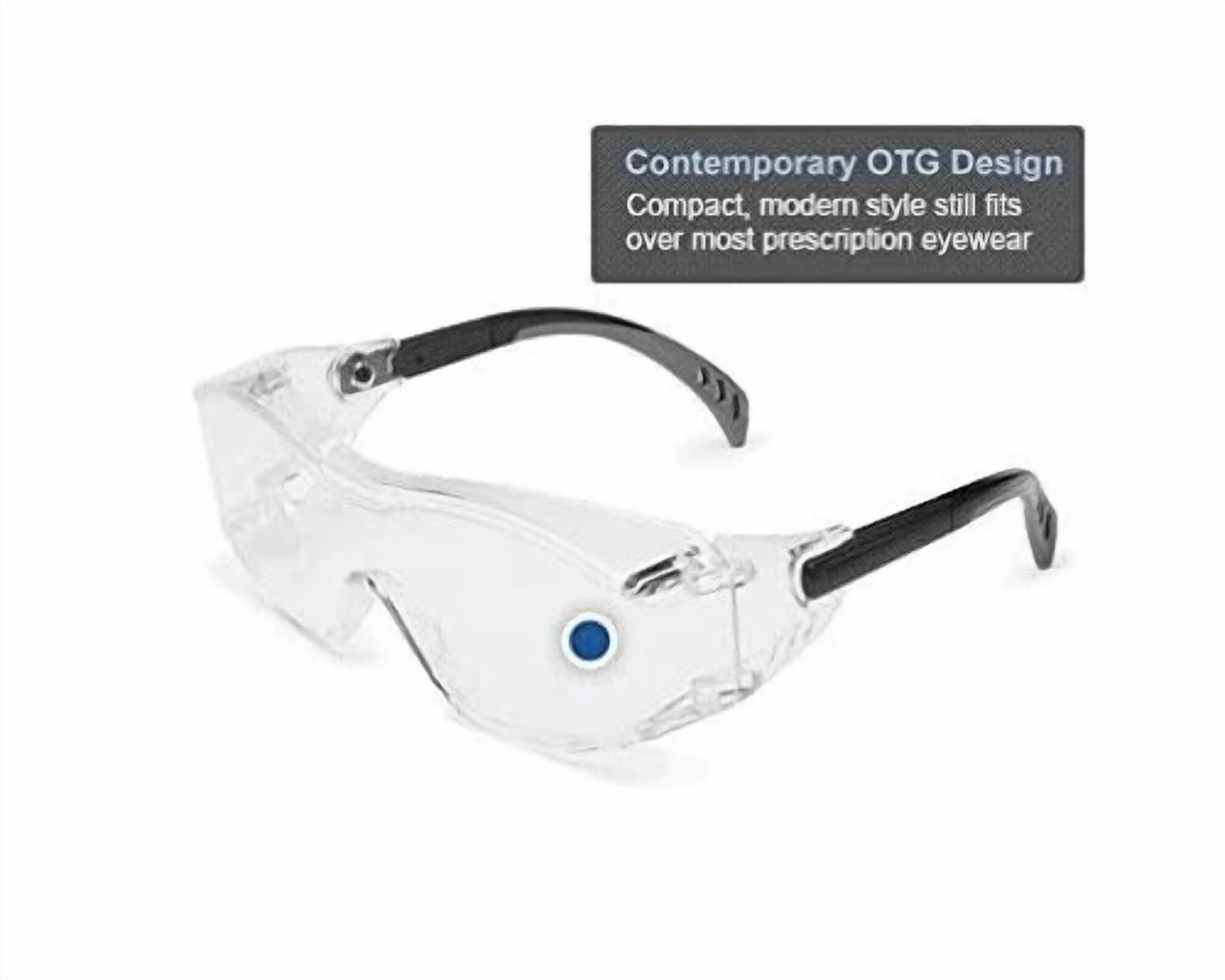 CIRCLE- Clear Safety Goggles Glasses Work Lab Outdoor Eye Protection Us Cover2 3/Pair