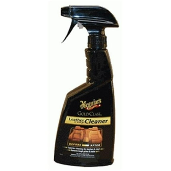 Meguiar's Leather & Vinyl Cleaner Gold Class - Safely Removes Grime - 16 oz